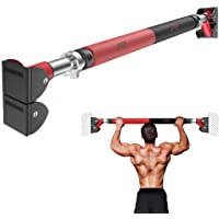 RHINOSPORT Barra de dominadas ajustable- barra de acero resistente- barra de puerta para dominadas- barra de puerta para…